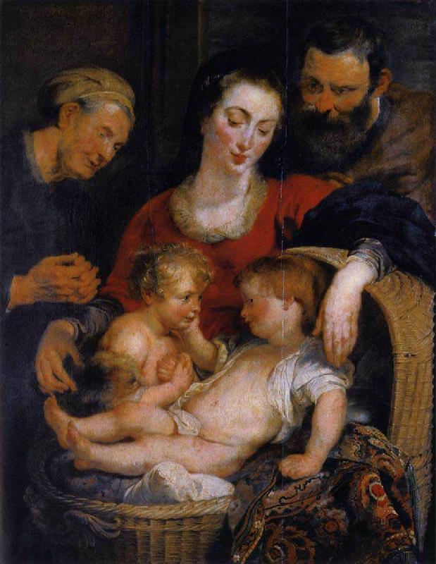 Peter Paul Rubens The Holy Family with St Elizabeth oil painting picture